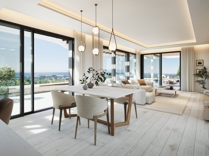 1 Bedroom Apartment with golf and sea views