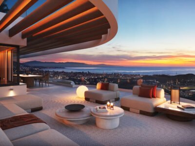 2 Bedroom apartment with panoramic sea and golf views