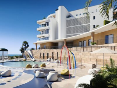 2 Bedroom apartment with panoramic sea and golf views