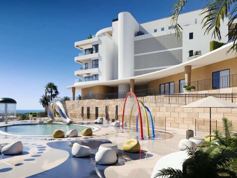 2 Bedroom apartment with panoramic sea and golf views