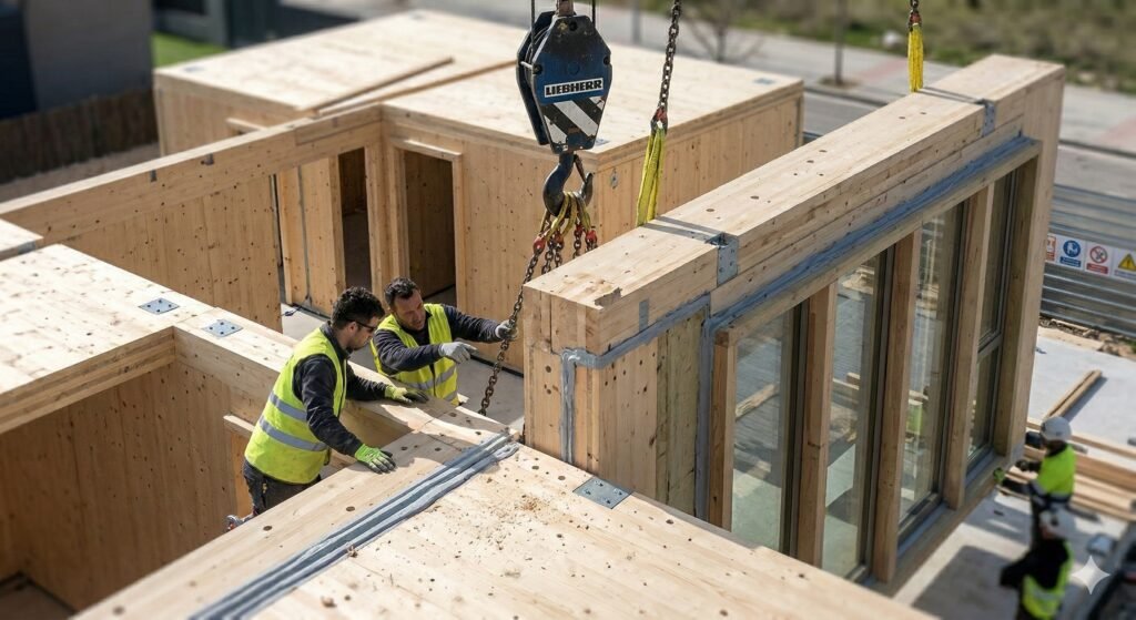 La industrialización de la construcción ya no es el futuro, es el presente. Europa avanza hacia un nuevo modelo inmobiliario basado en la construcción modular, la madera estructural y los procesos automatizados.