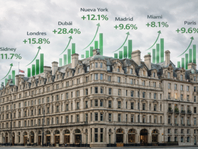 Ranking de las ciudades líderes en inversión inmobiliaria global en 2026 según el Milinmueble Global Real Estate Index, con análisis de los principales mercados.